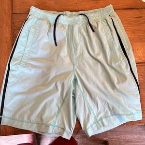 Lululemon men’s lined running shorts, size L, sky blue